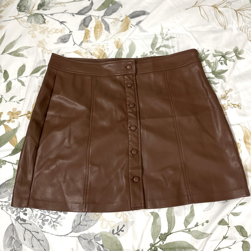 Dynamite pleather mini skirt. NWOT. Size XL
